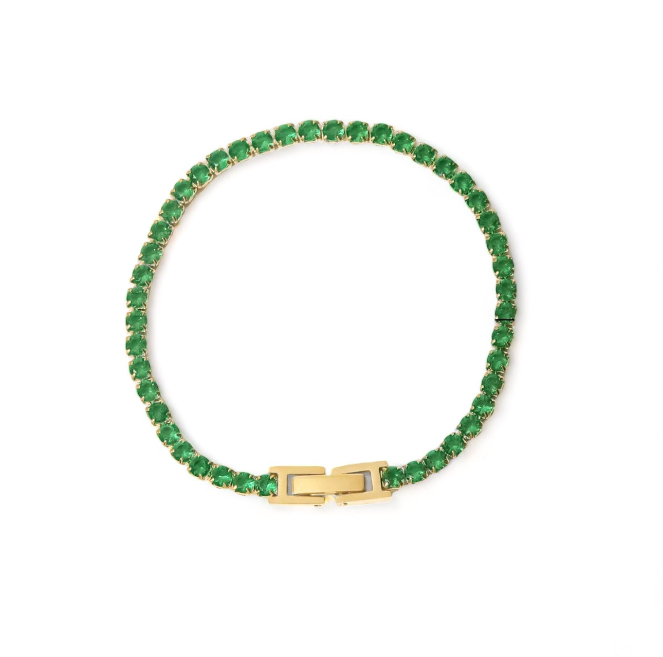 Emerald Tennis Bracelet