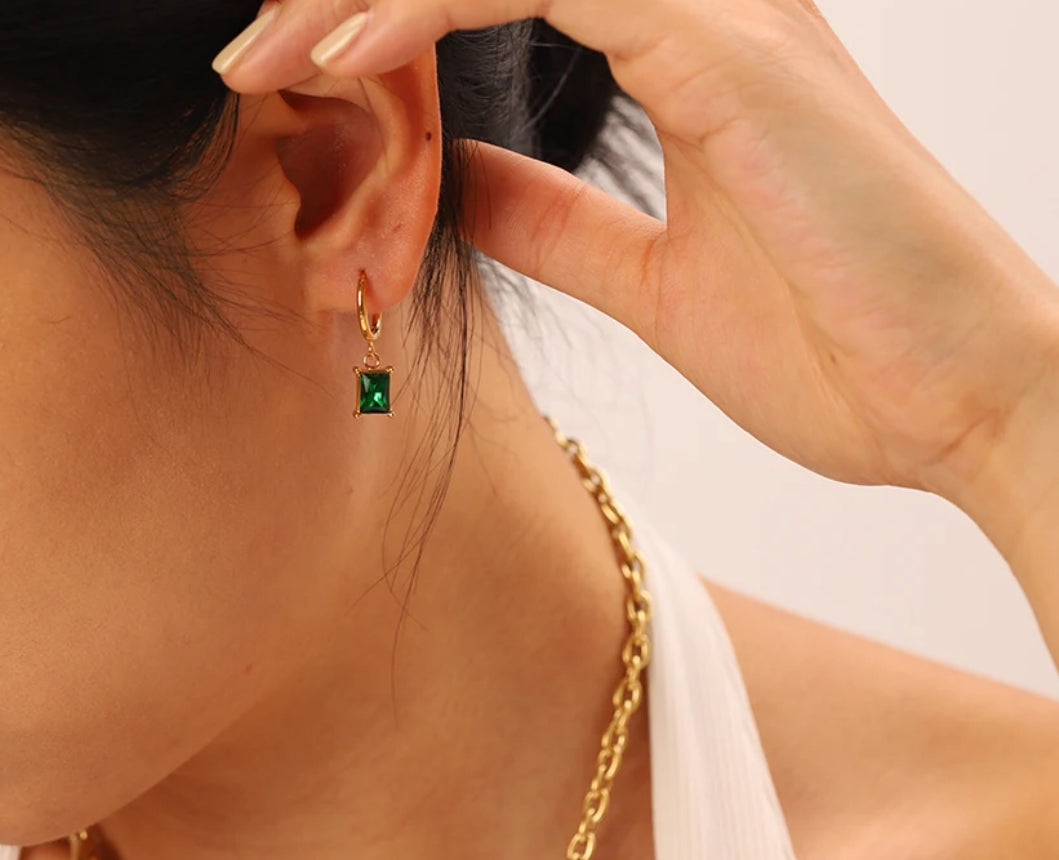 Emerald Earrings